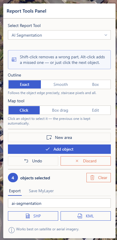 AI Segmentation Panel