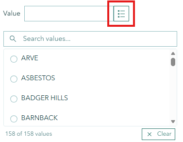 Unique Values Browser